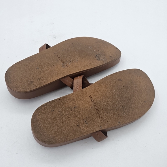 Tory Burch Miller Cloud Sandals Aged Camello Size 7 US / 37 EU – Preowned - Picture 10 of 12